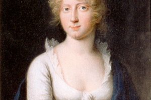 Auguste Karoline von Braunschweig-Wolfenbüttel (1764 - 1788) Pastellzeichnung Privatbesitz