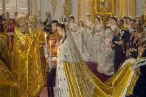 Лауриц Туксен.(1895) Бракосочетание Николая II и великой княгини Александры Федоровны