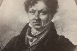 Портрет Эрика Густава Гете, 1823 год. Иллюстрация из монографии T. Millroth. Eric Gustaf Göthe. Kungl. Statybidhuggareoch Professor. - Stocholm: 1975.